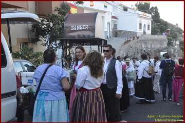 La Gavia ofrenda a María Auxiliadora (Foto TF)
